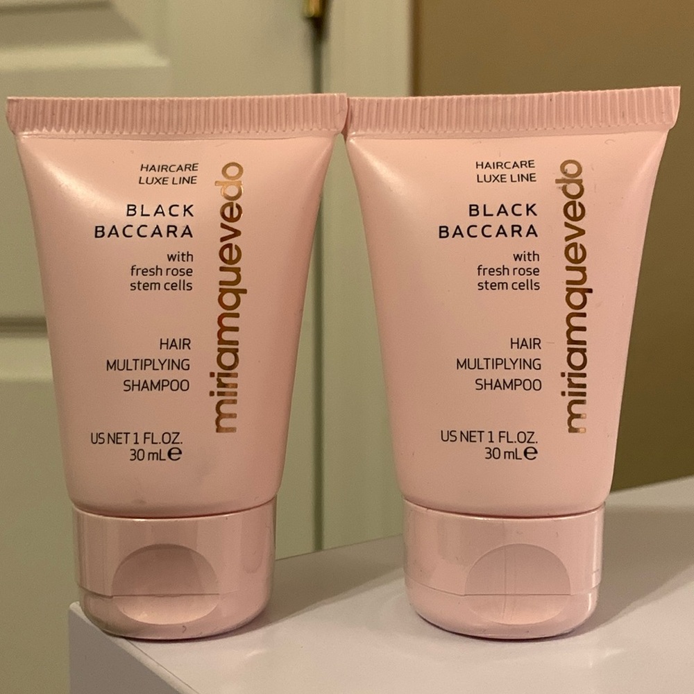 Set Of 2 Miriam Quevedo Black Baccara Hair Multiplying Shampoo